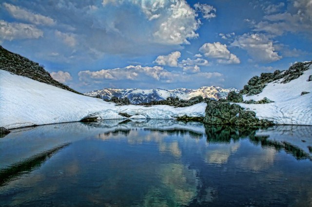 Visocica snow lake