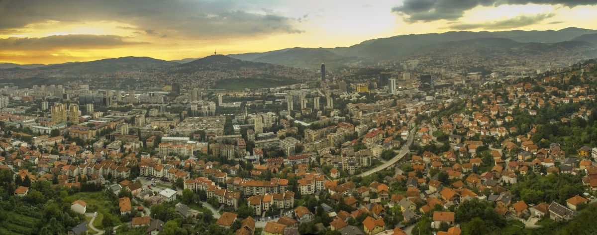 Sarajevo panorama (central-east)